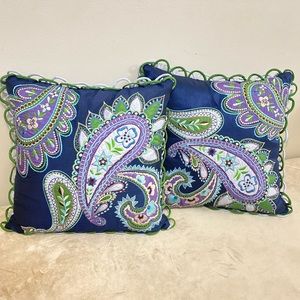 Pier 1 Imports Embroidered Floral Pillows